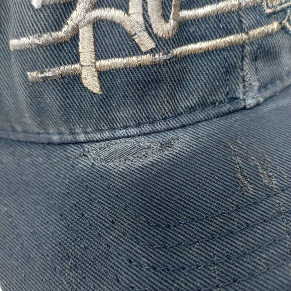 vtg Harley Davidson snap back hat well worn, licensed RKS Products black or grey - Picture 6 of 14